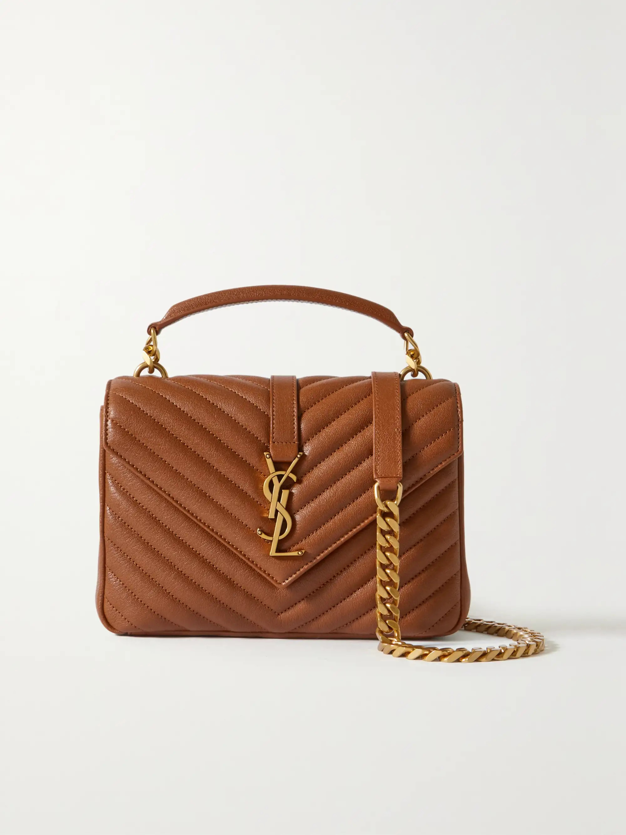 College medium quilted leather tote | NET-A-PORTER (US)