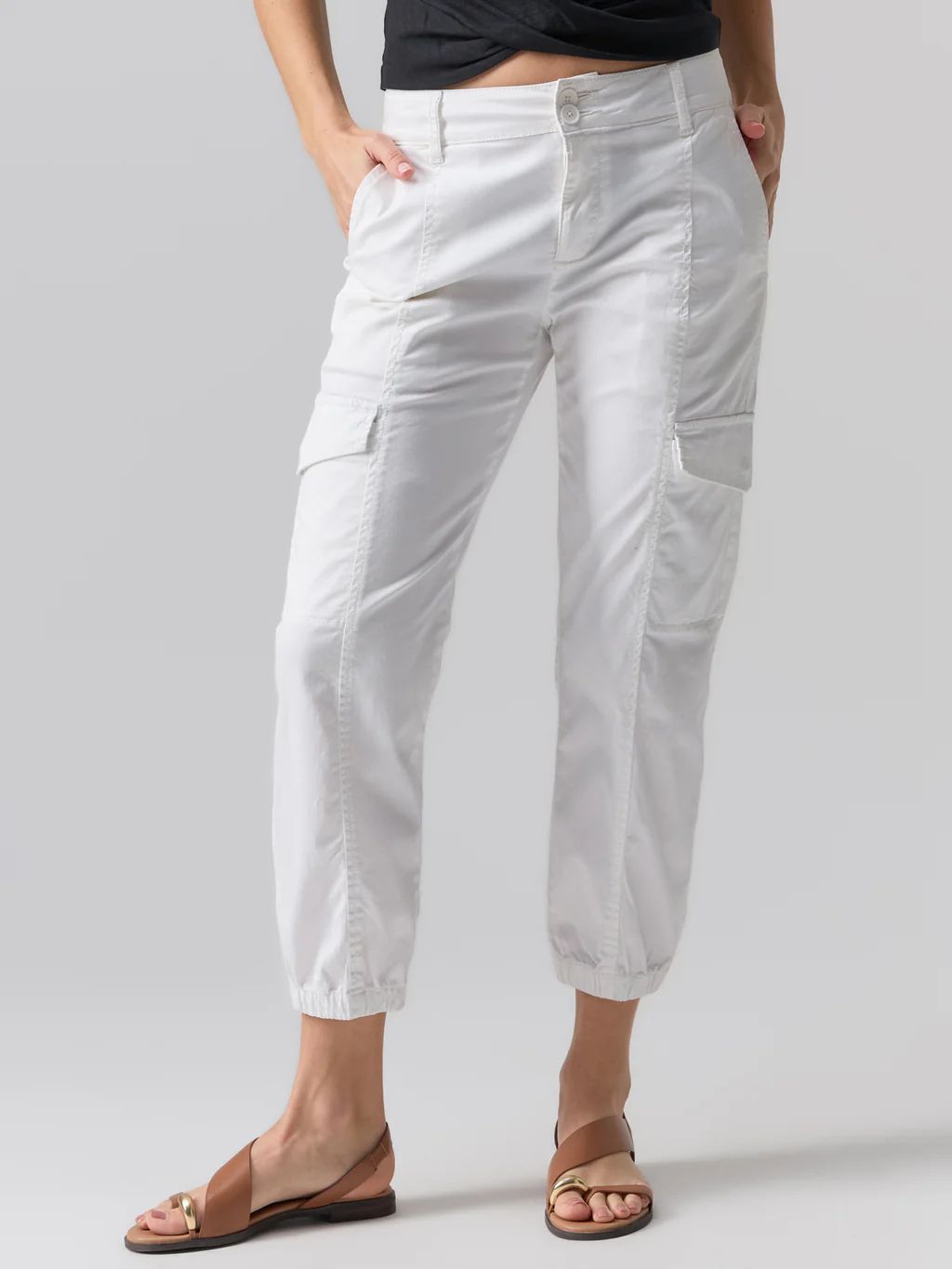 Rebel Standard Rise Pant Brilliant White | Sanctuary Clothing
