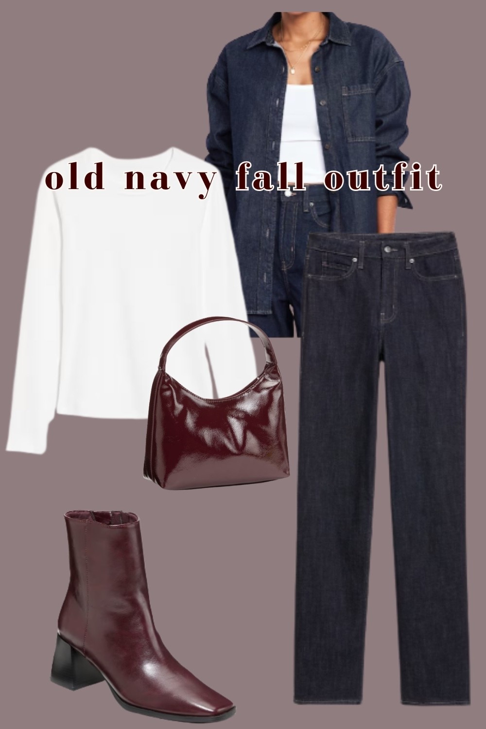 Fall outfit, fall style, old navy style, casual dinner outfit, fall work wear outfit 

#LTKFindsUnder50 #LTKootd #LTKMidsize