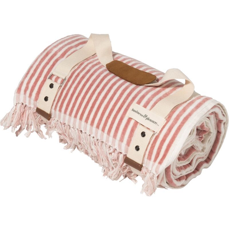 Lauren's Beach Blanket, Pink Stripe | One Kings Lane