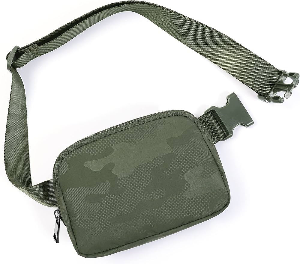 Amazon.com | ODODOS Unisex Mini Belt Bag with Adjustable Strap Small Waist Pouch for Workout Runn... | Amazon (US)