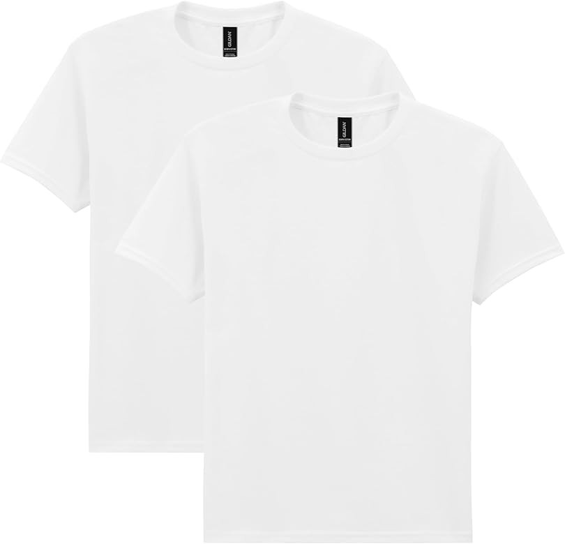 Gildan Youth Heavy Cotton T-Shirt, Style G5000B, 2-Pack | Amazon (US)