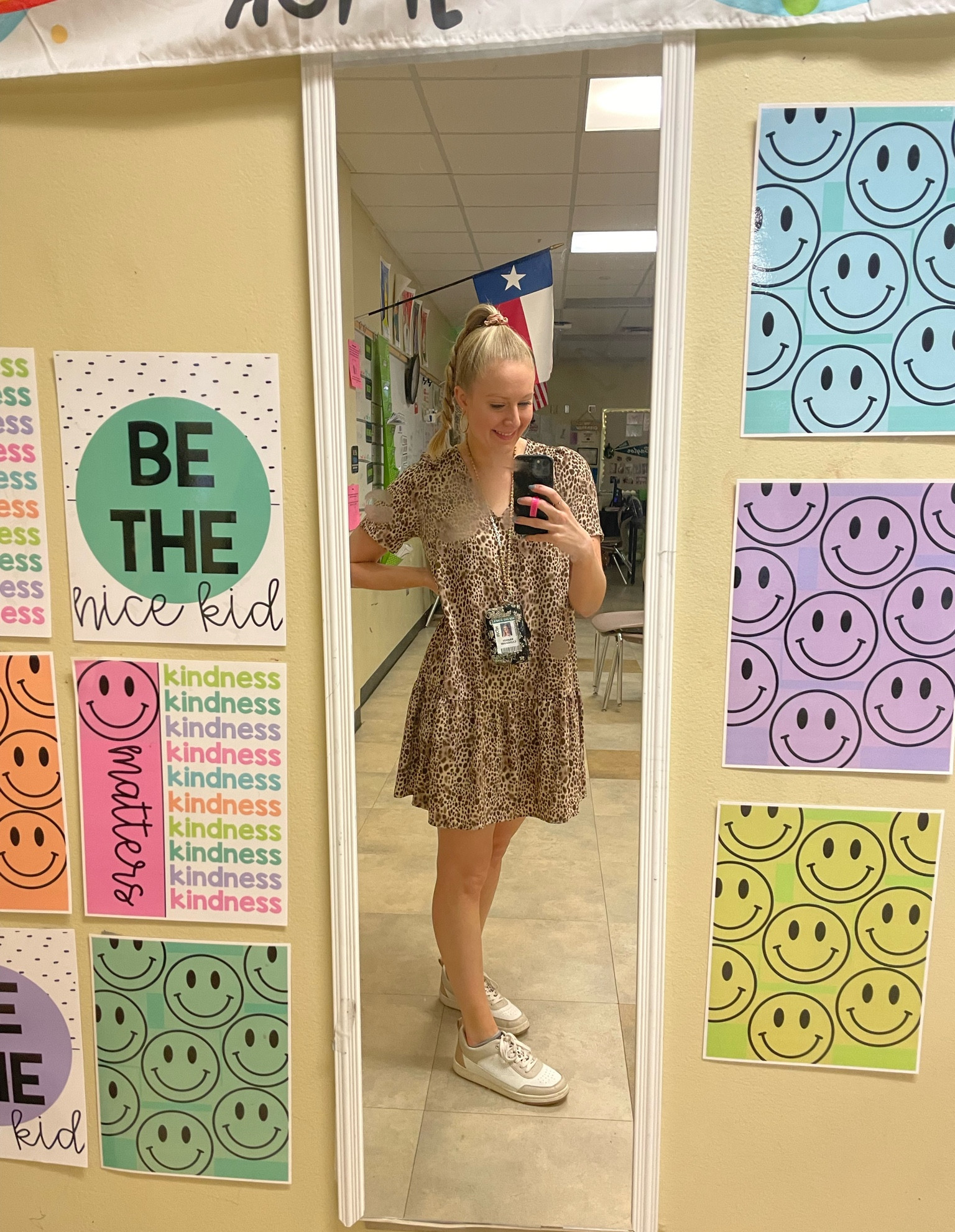Friday outfit vibes 💛 #target #dress #leopard #sneakers #goodvibes 

#LTKunder50 #LTKshoecrush #LTKSeasonal