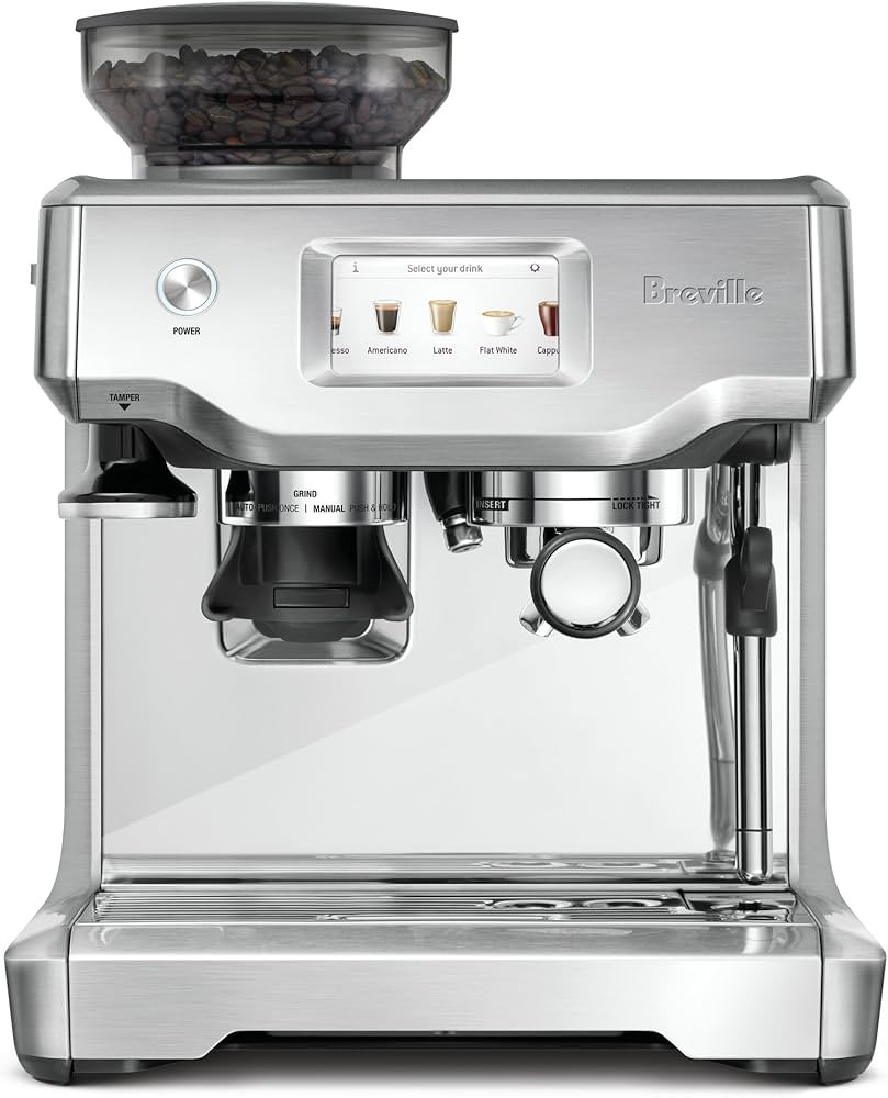 Breville Barista Touch Espresso Machine, 67 fluid ounces, Brushed Stainless Steel, BES880BSS | Amazon (US)