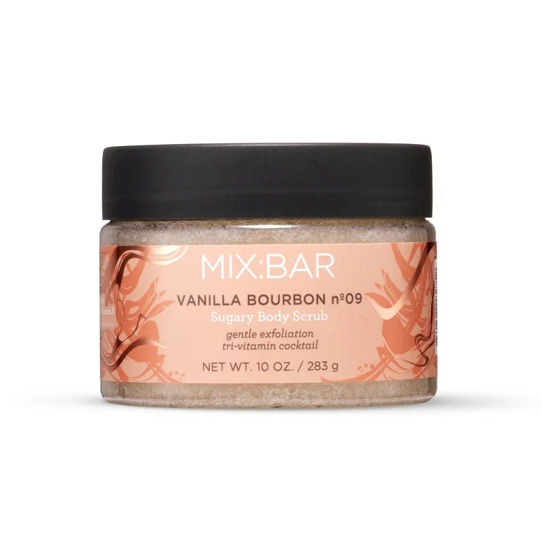 MIX:BAR Vanilla Bourbon Exfoliating Vitamin E Body Scrub, 10fl oz | Walmart (US)