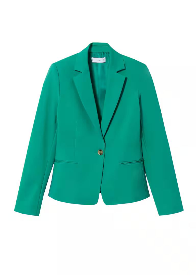 Structured suit blazer -  Women | Mango USA | MANGO (US)
