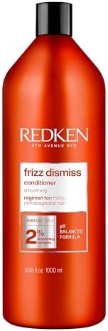 Redken Frizz Dismiss Conditioner - Frizz Control for All Hair Types, Moisturizes & Smoothes, Enha... | Amazon (US)