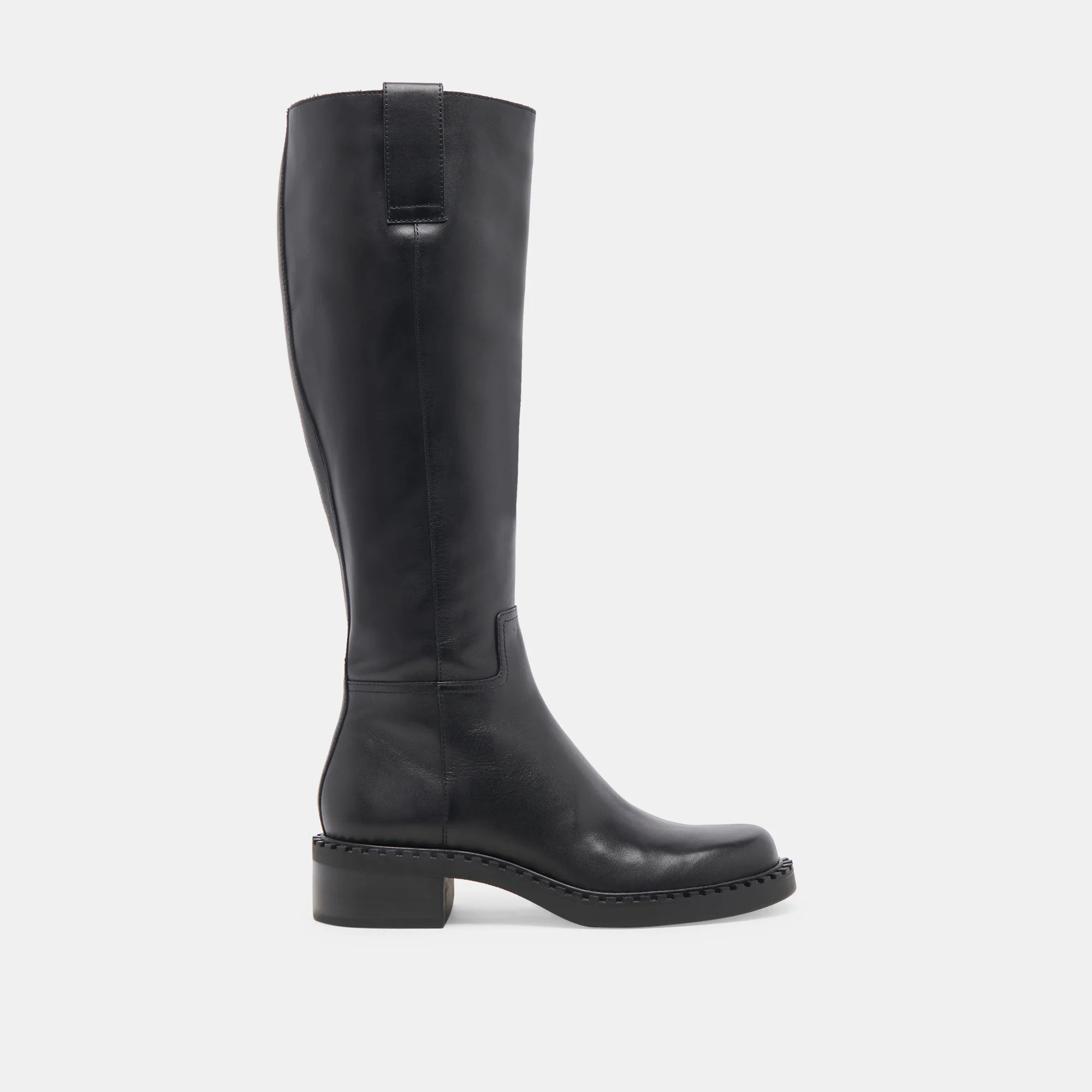 Glory H2O Waterproof Black Leather Wide Calf Boots | Dolce Vita | DolceVita.com