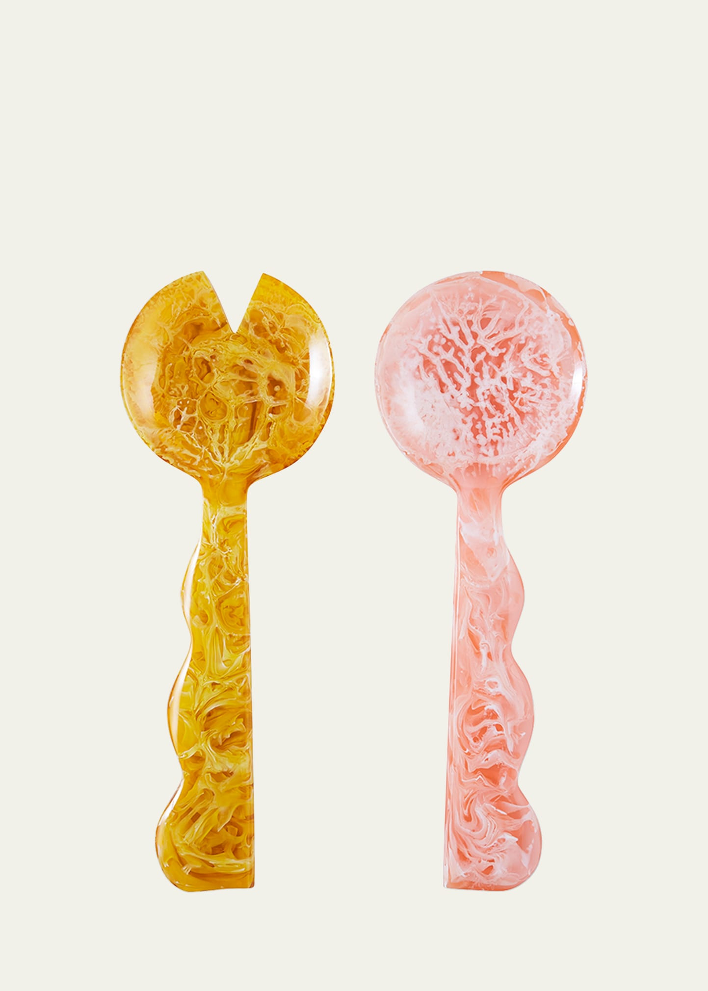 Jonathan Adler Mustique Ripple Salad Serving Set | Bergdorf Goodman