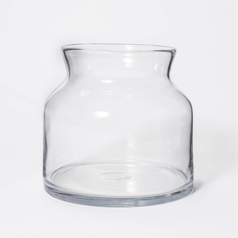 8"" x 8"" Short Glass Vase - Threshold designed with Studio McGee | Target