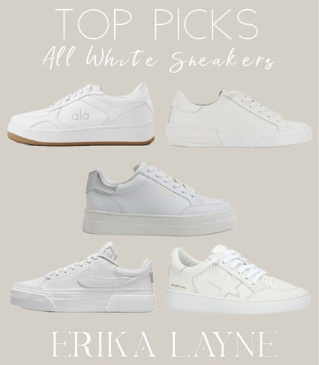 All white sneakers 🤍  Top Picks 

#LTKstyletip #LTKfindsunder100 #LTKshoecrush