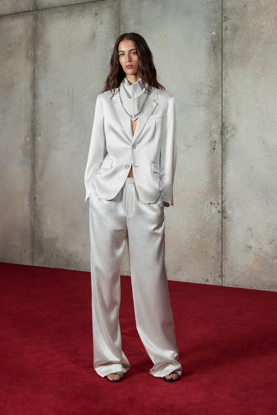 SATIN PANTS LUDOVIC DE SAINT SERNIN x ZARA | Zara US