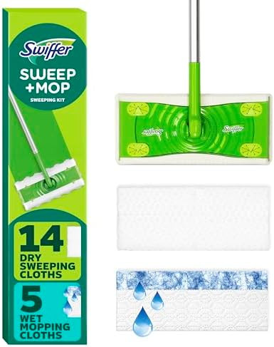 Swiffer Sweeper 2-in-1 Mops for Floor Cleaning, Dry and Wet Multi Surface Floor Cleaner, Sweeping... | Amazon (US)