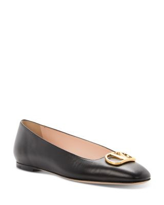 Valentino Garavani Women's Embellished VLogo Ballet Flats | Bloomingdale's (US)