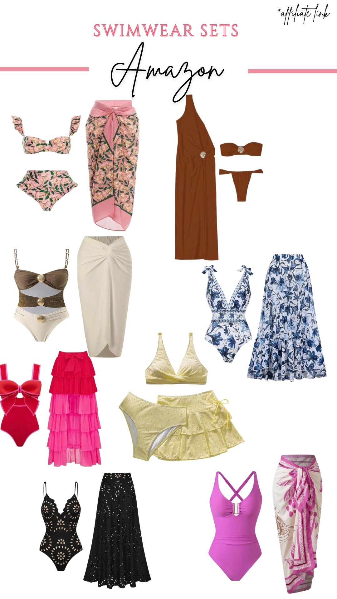 Swimsuit and coverup sets from Amazon! 

#LTKSwim #LTKmomlife