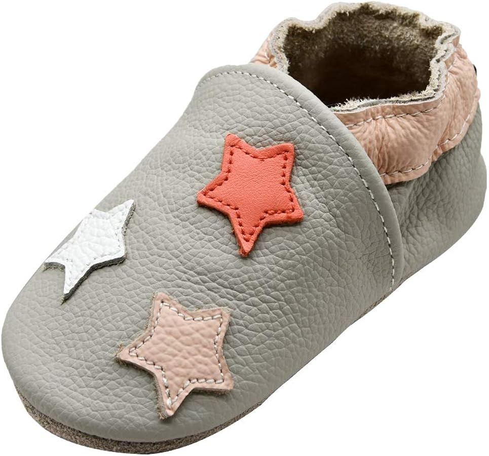 iEvolve Baby Girls Baby Boys Shoes Baby Toddler Soft Sole Shoes First Walker Crib Shoes Baby Mocc... | Amazon (US)