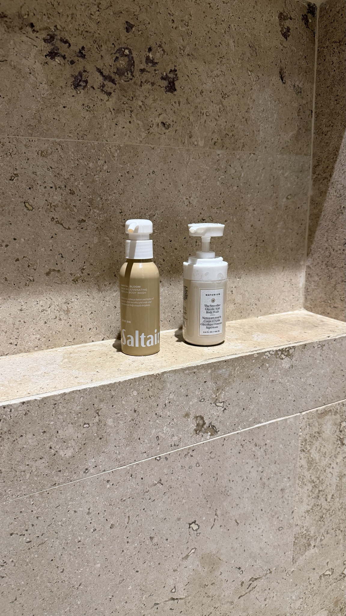 Travel essentials!! Can’t leave home without my Naturium + Saltair body washes! I use these all the time so it was only right they came on vacation with me too! 

Love how they also match perfectly with the shower, kinda feels like they were meant to be here. 🤍

#bodycare #ultafavorites #selfcare #ultafinds #ultamusthaves 

#LTKSaleAlert #LTKHoliday #LTKGiftGuide