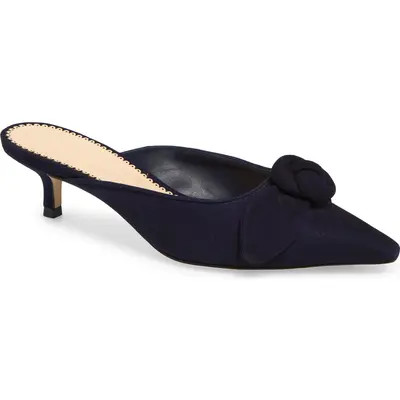 Cinq à Sept Layla Kitten Heel Mule in Navy at Nordstrom, Size 8Us | Nordstrom