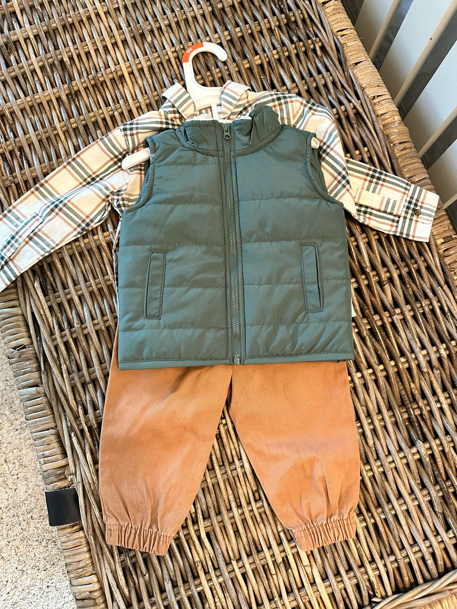Baby boy full outfit with puffer vest. Runs a tad big! 

#LTKGiftGuide #LTKbaby #LTKHoliday