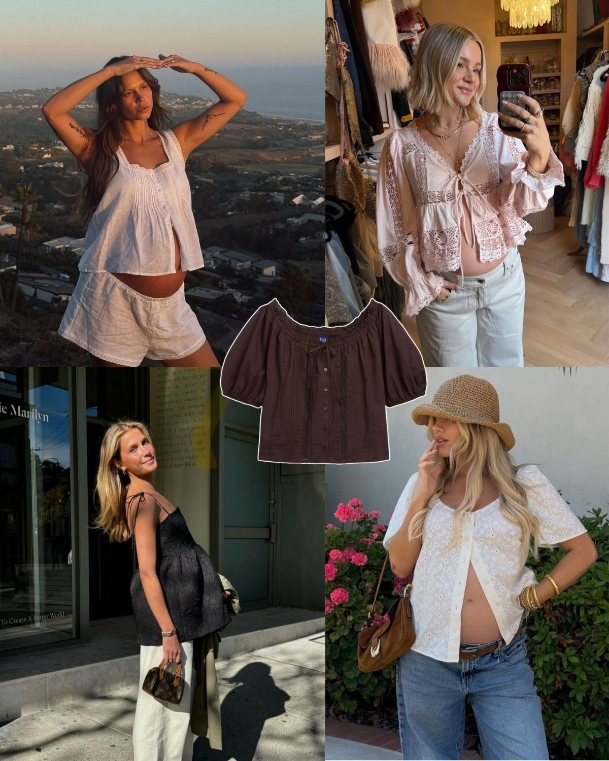 Comfy maternity clothes // babydoll top

#LTKootd #LTKmomlife #LTKBump