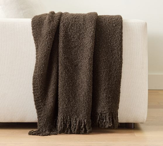 Boucle Knit Throw | Pottery Barn (US)