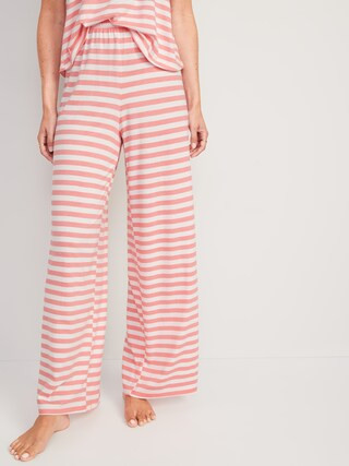 High-Waisted Sunday Sleep Wide-Leg Pajama Pants for Women | Old Navy (US)