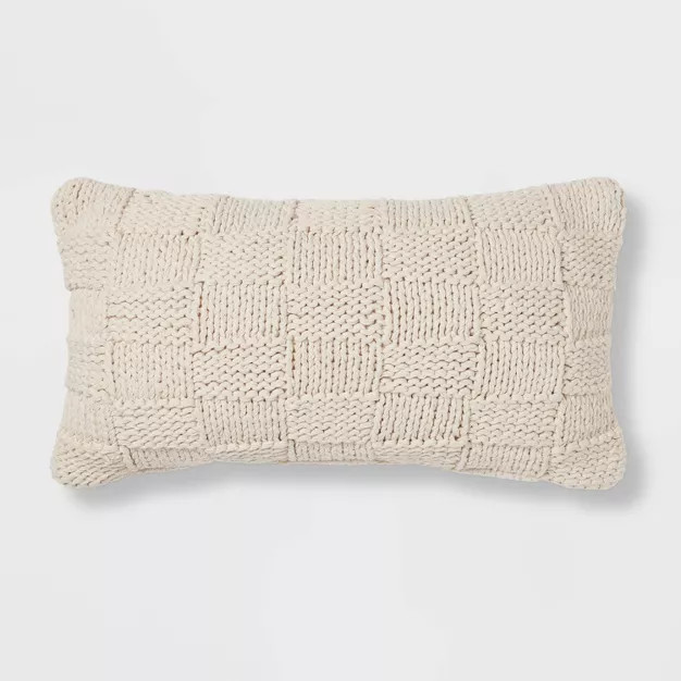 Oversized Chunky Knit Throw Pillow - Threshold™ | Target