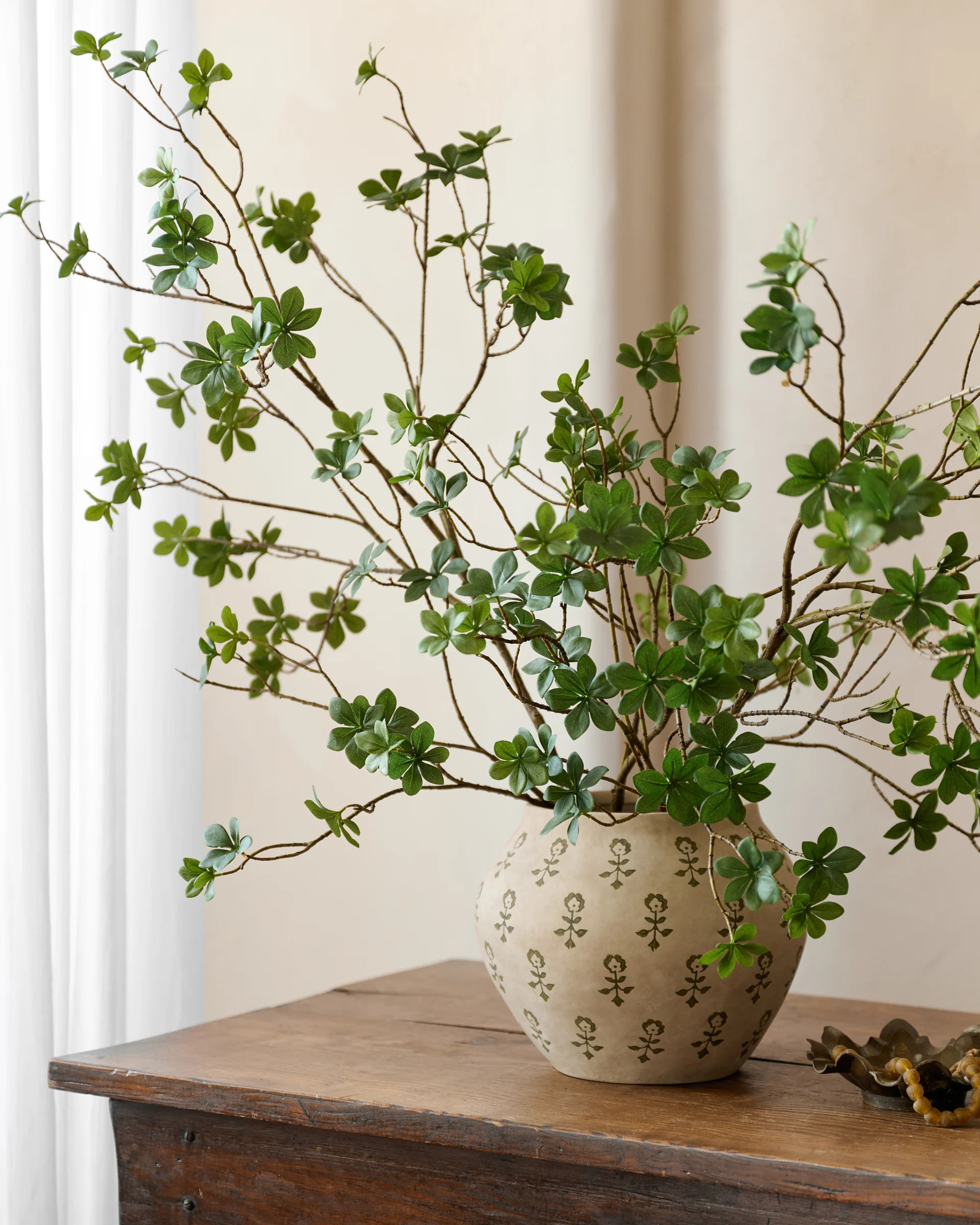 Oversized Green Leaf Branch | Magnolia