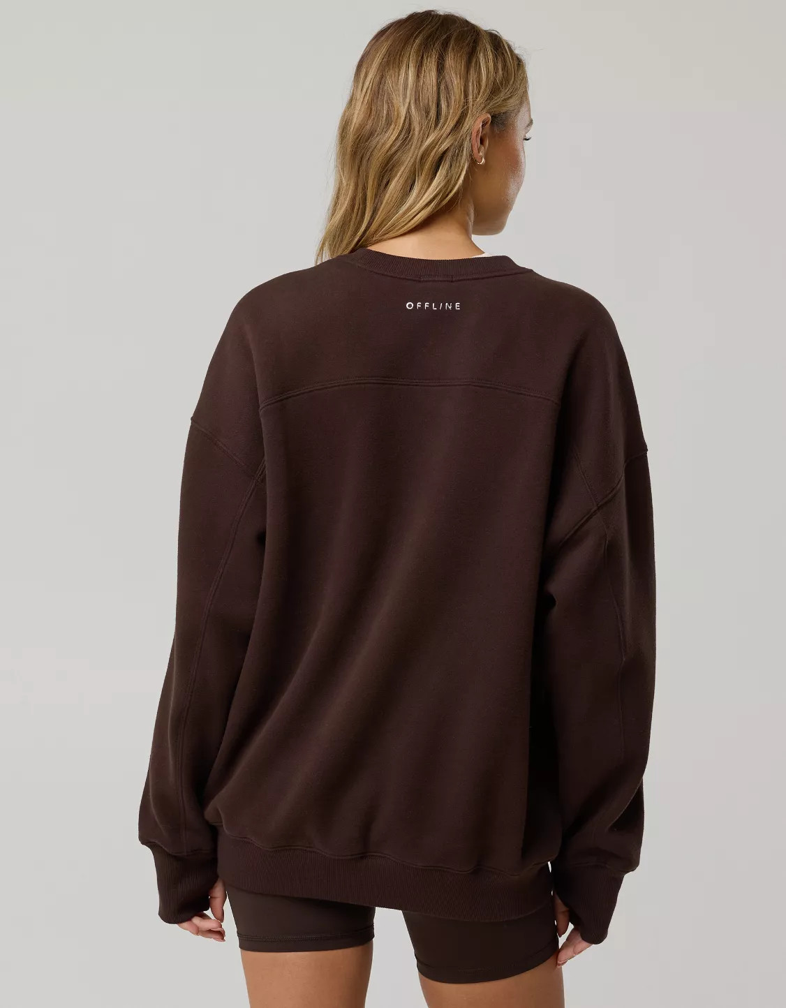 OFFLINE By Aerie Cloud Fleece Oversized Crewneck | Aerie