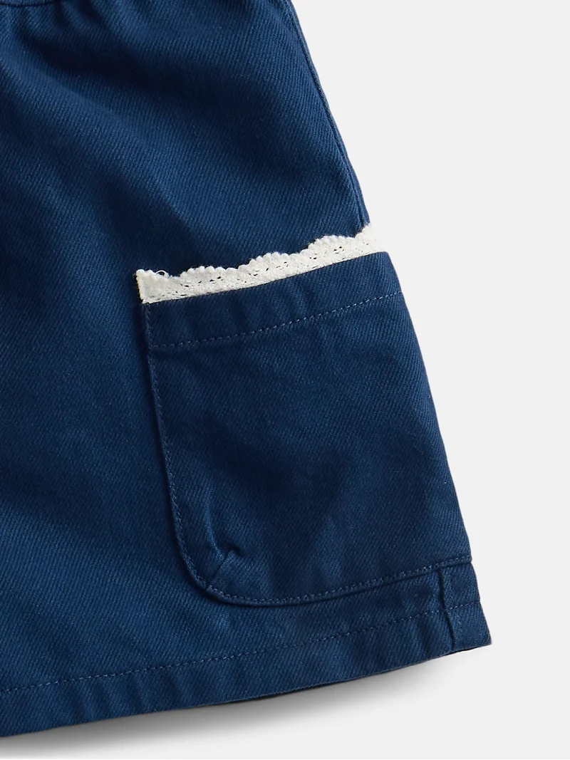 Wonder Nation Little Girls Pull On Shorts, Sizes 4-10 | Walmart (US)