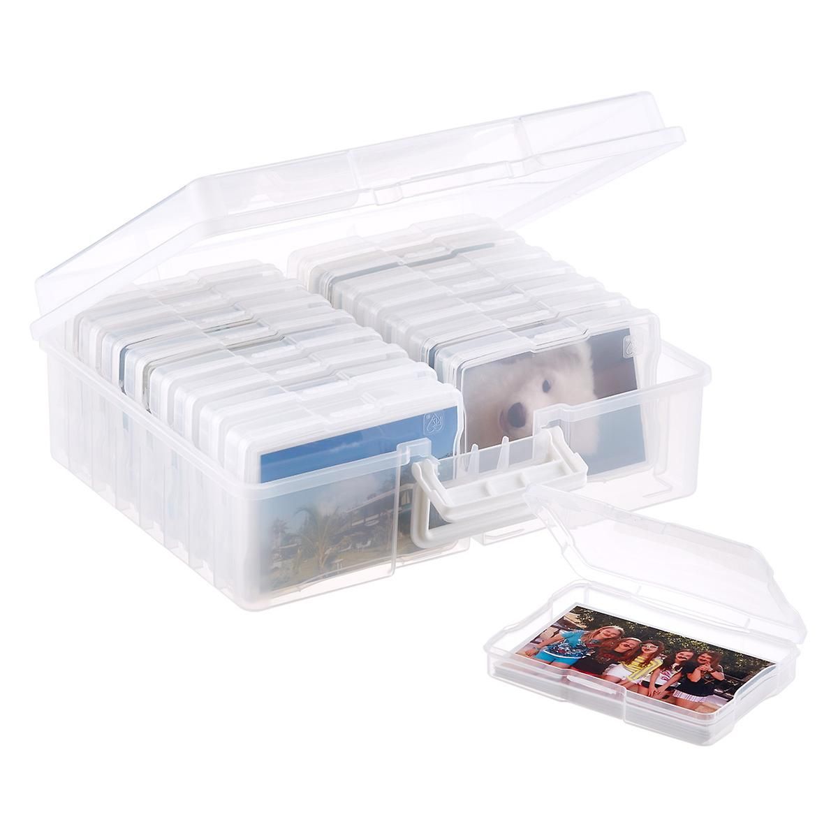 Iris 16-Case 4" x 6" Photo & Craft Storage Carrier | The Container Store
