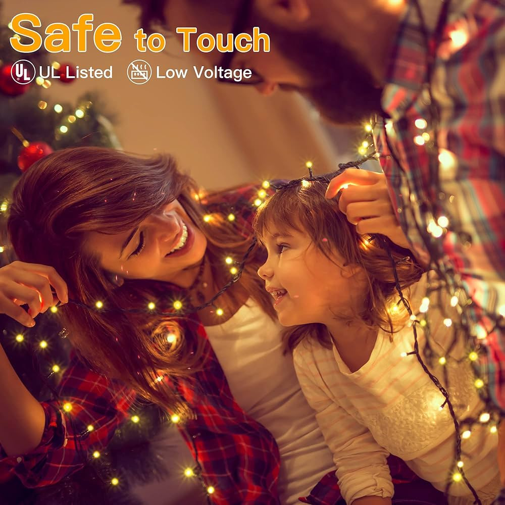 Ollny Christmas Lights, 500LED 164FT Long Christmas Tree Lights with 8 Modes Remote Timer IP44 Wa... | Amazon (US)