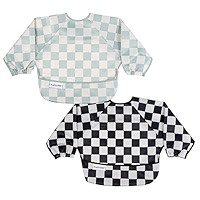 Tiny Twinkle Long Sleeve Bib for Babies & Toddlers – 2 Pack Waterproof Smock Bibs for Eating ... | Amazon (US)