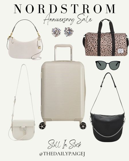 Nordstrom is the best for travel pieces and these are still in stock both the handbags and the luggage from the Nordstrom Sale! This vacay beige luggage can still be purchased on sale as well as these all saints purses. Shop the NSALE pieces available to the public until August 6th!

N Sale, Nordstrom Sale, Nordstrom Anniversary Sale, Nordstrom Sale, Nordstrom outfit of the Day, Nordstrom Rack, Nordstrom Accessories, Nordstrom Style, Nordstrom on Sale, Sale Finds, Jewelry on Sale, Nordstrom Sale, Nordstrom Dresses, Summer Dress, a fall Dress, Maxi Dress, Mini Dress, fall booties, summer sandals, fall hats, fedora hats, wide brimmed hats, le specs, Nordstrom Sunglasses on sale

#LTKsalealert #LTKxNSale #LTKtravel