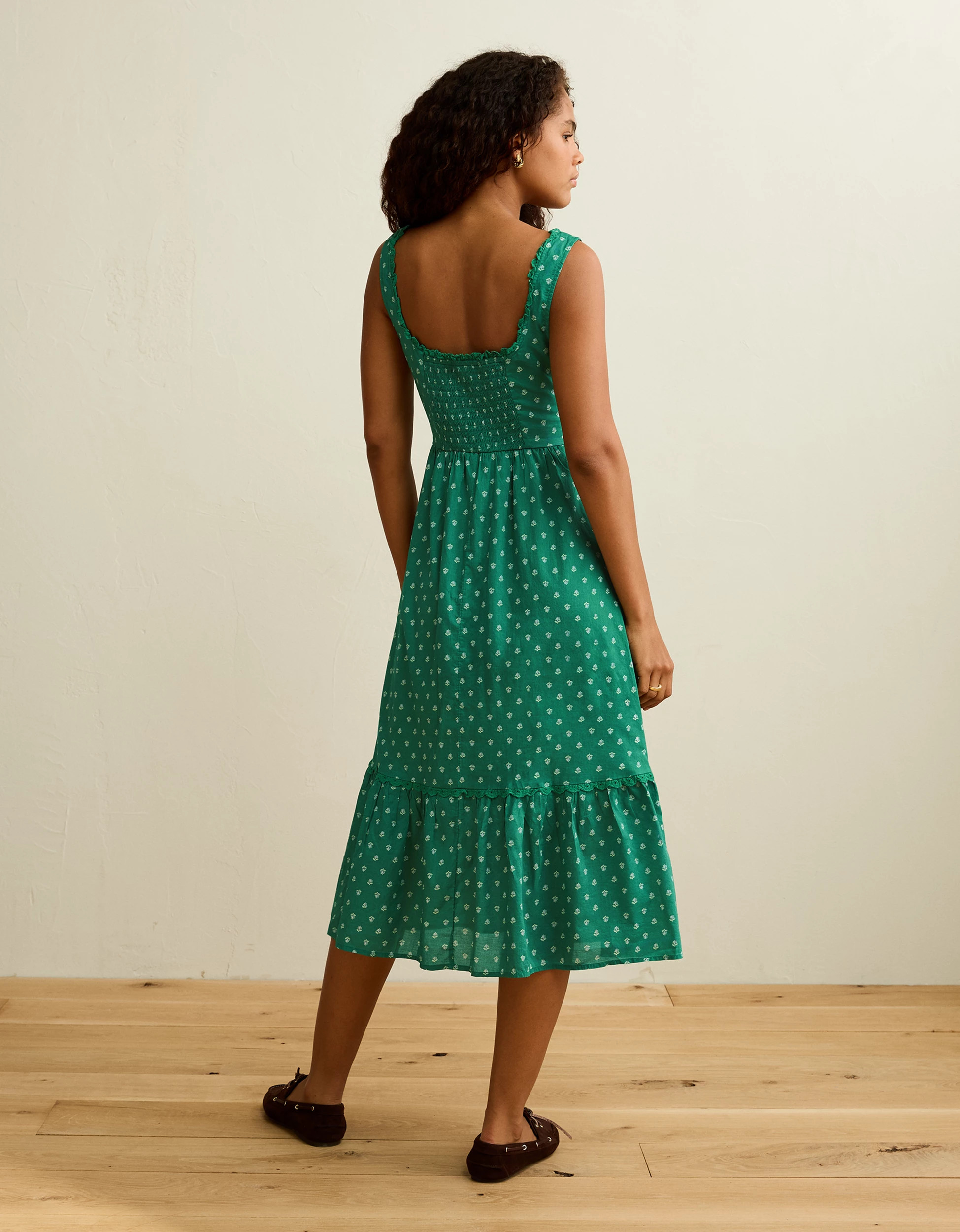 AE Catie Corset Midi Dress | American Eagle Outfitters (US & CA)