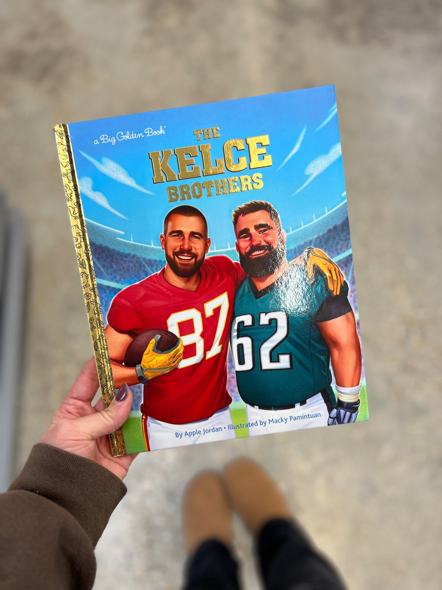 I am a The Kelce Brothers  - A big Golden Book
Great white elephant gift idea | stocking stuffers | Travis Kelce | Taylor Swift 

#LTKHoliday #LTKGiftGuide #LTKFindsUnder50