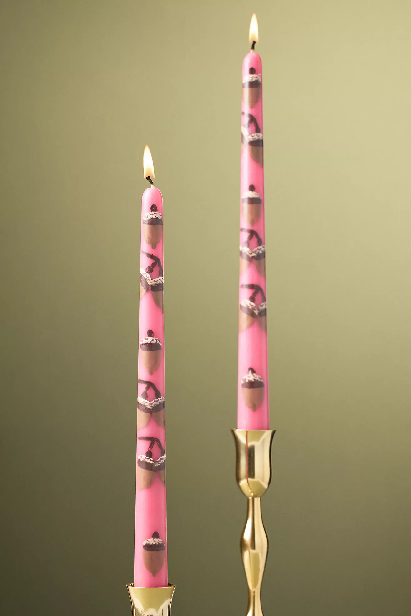 Forage Fall Icon Taper Candles, Set of 2 | Anthropologie (US)