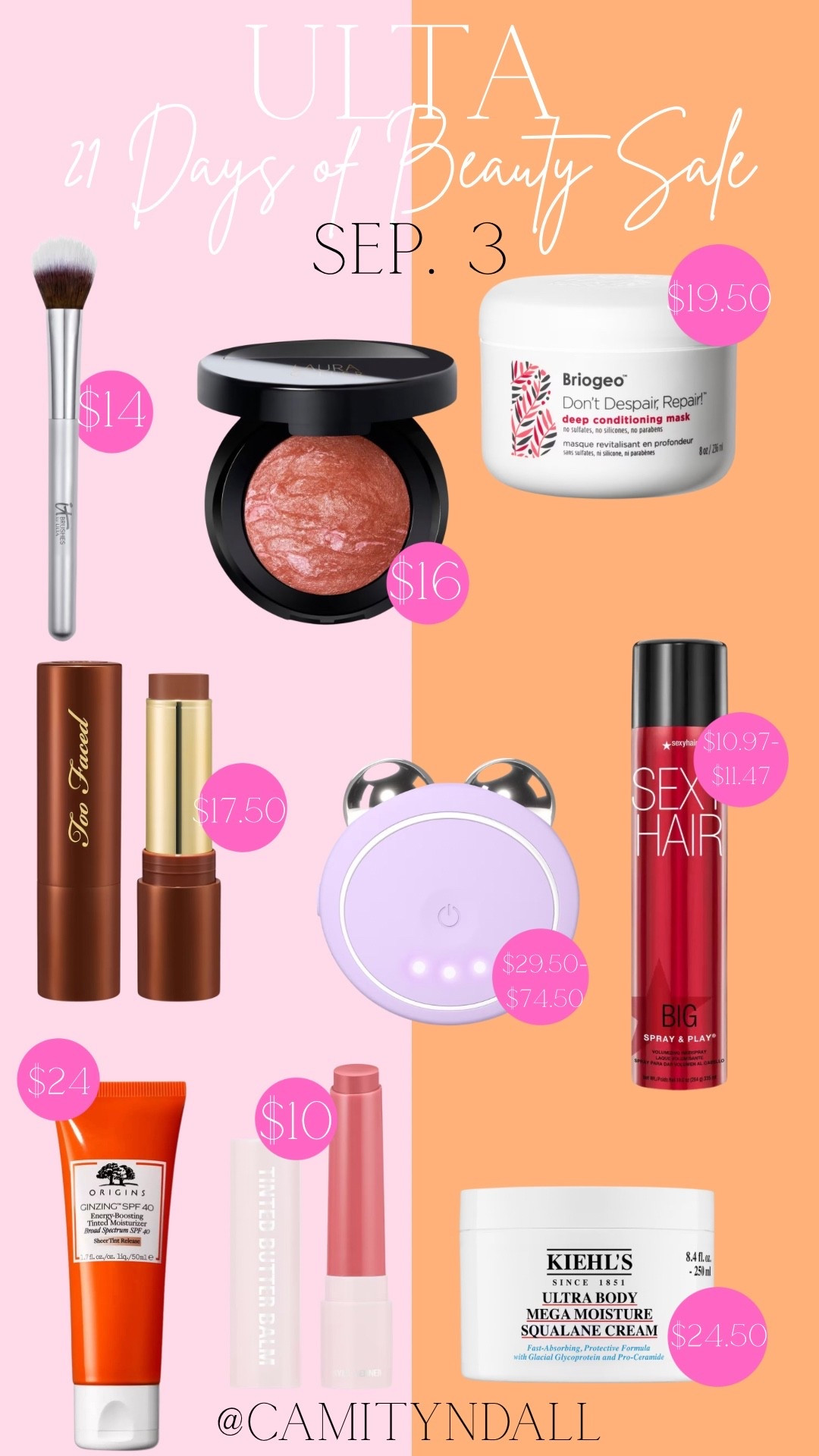 Ulta 21 Days of Beauty Sale! Today’s deals ✨ 50% off! 

#LTKBeauty #LTKSaleAlert #LTKFindsUnder50