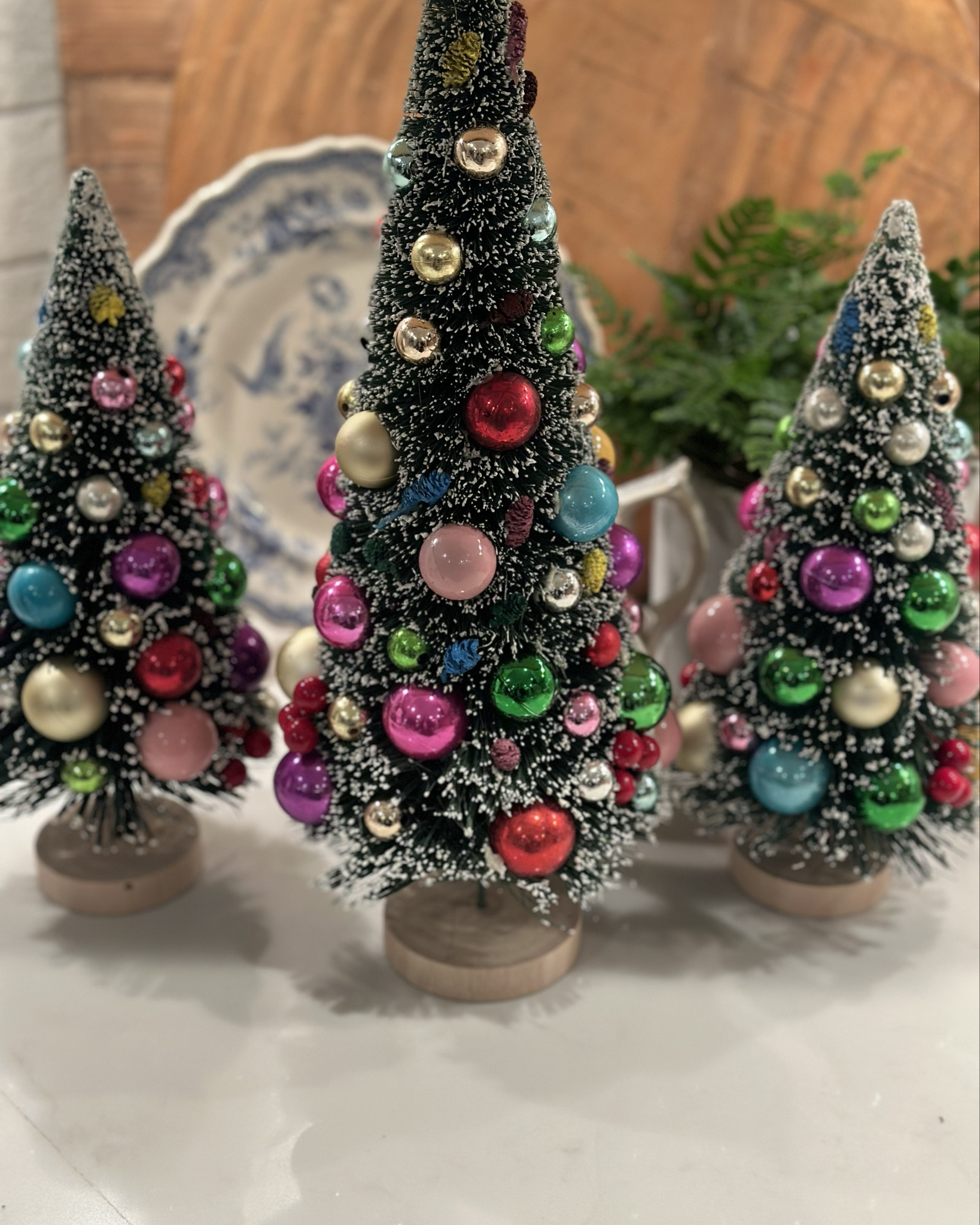 I was so excited to get these and they’re even prettier in person! Can’t recommend them enough. Amazing quality and so merry and bright. Christmas decor. Christmas Trees. Christmas decorations  

#LTKHome #LTKSeasonal #LTKHoliday