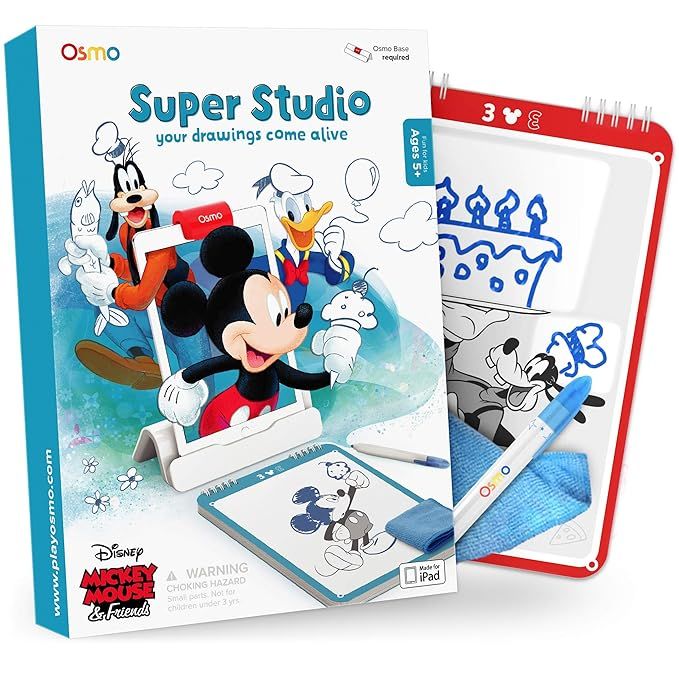 Osmo Super Studio Disney Mickey Mouse & Friends: Learn To Draw Your Clubhouse Favorites & Watch T... | Amazon (US)