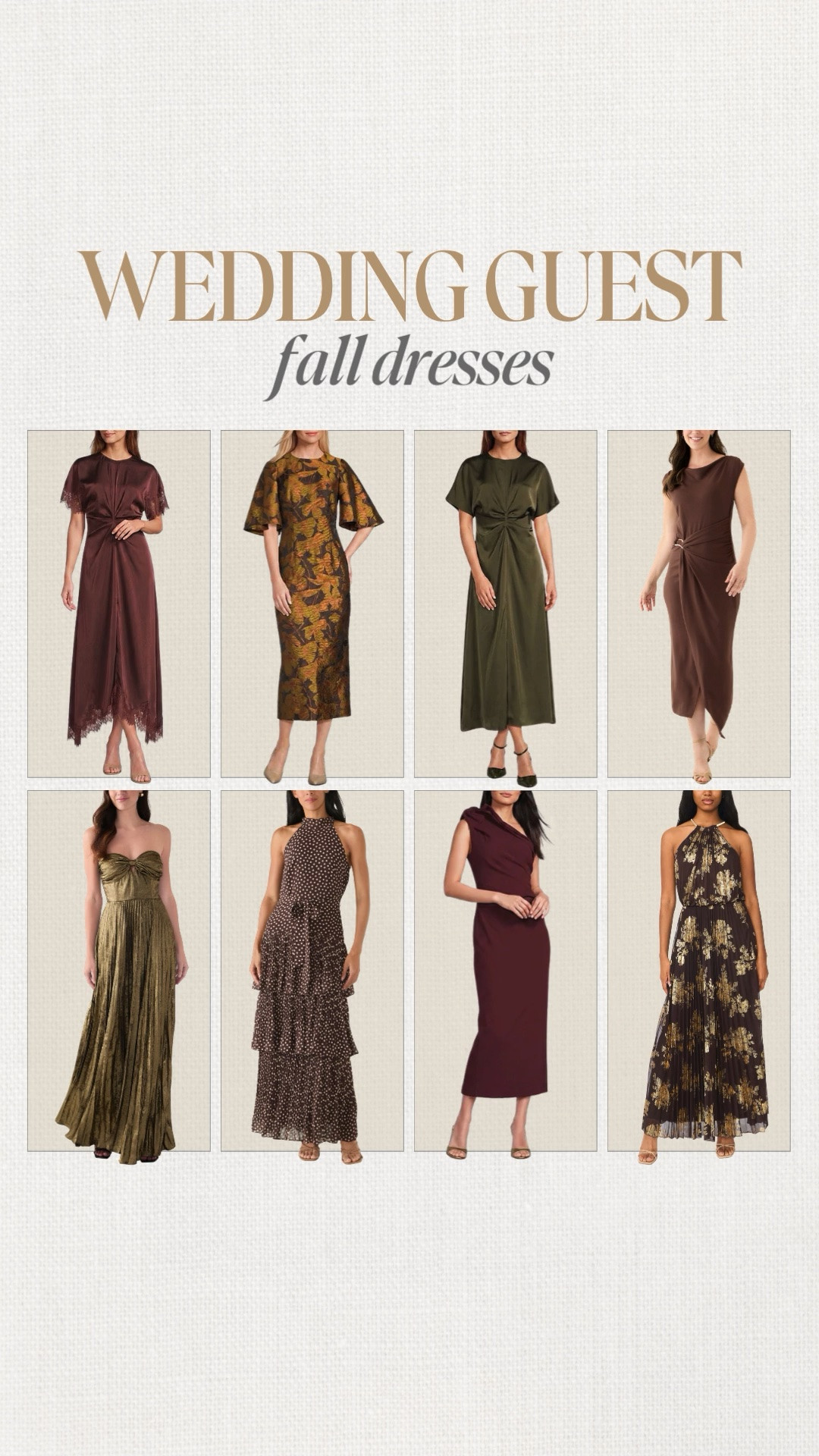 Wedding Guest Fall dresses 🙌🏻🙌🏻

#LTKSeasonal #LTKWedding #LTKootd