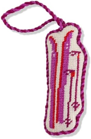 Furbish Needlepoint Icon Ornament - Cute Christmas Tree Ornament, Eclectic Holiday Decor, Stockin... | Amazon (US)