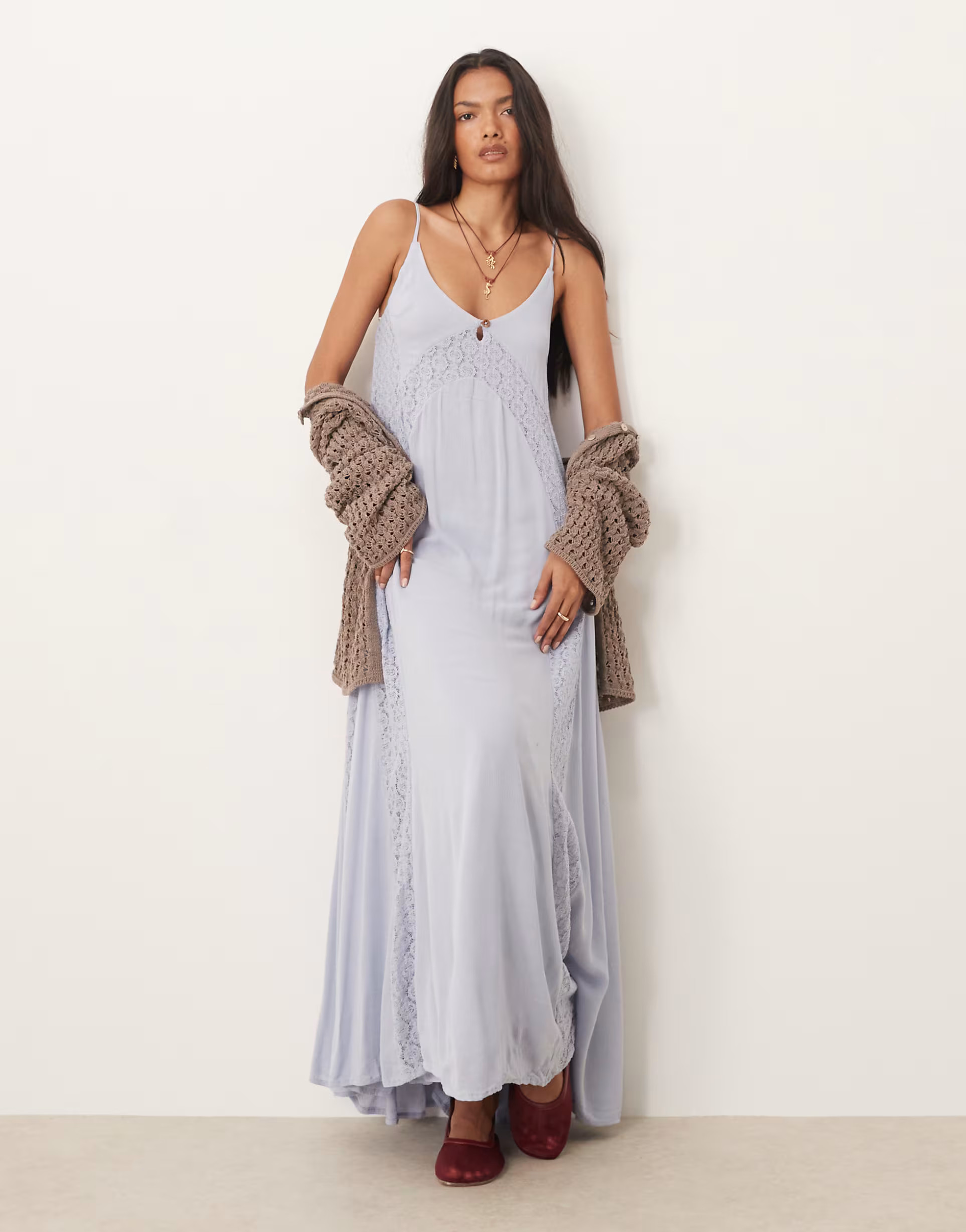 Free People trail of flowers maxi dress in cane wash | ASOS (Global)