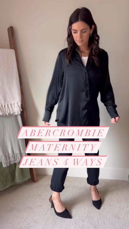 Abercrombie maternity jeans 4 ways! 

#LTKbump #LTKfit #LTKworkwear