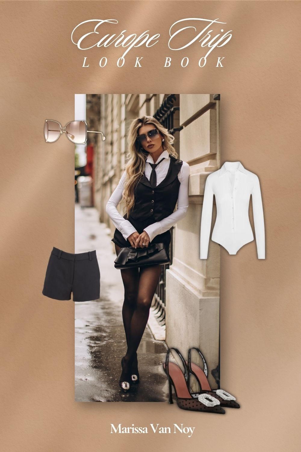 
European business chic. 💼✨

A crisp collar and a tailored vest make exploring the streets my own runway. My embellished slingback pumps are Amina Muaddi. 
 

 #LTKdayinmylife #LTKootd #LTKTravel