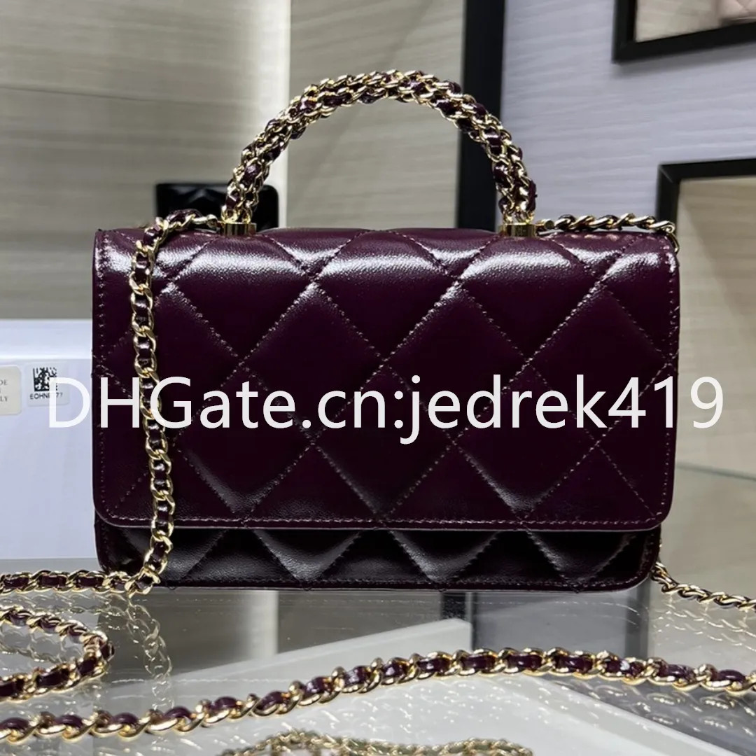 WOC Chain Flap Crossbody Designer Bag Smooth sheepskin work Shoulder Bag 10A mirror quality Cavia... | DHGate