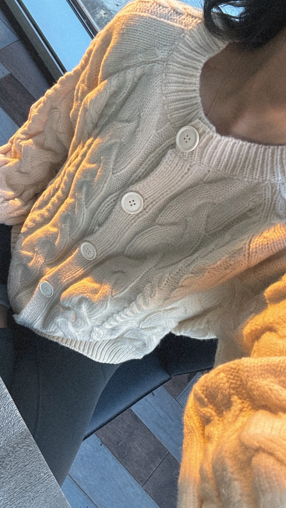 Cozy cable knit sweater - perfect for layering or even draping over shoulders 

50% off 

#LTKootd #LTKSaleAlert #LTKFindsUnder50