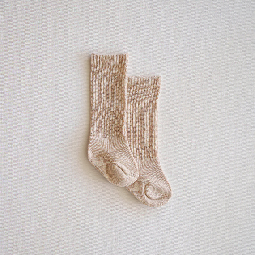 Organic Slouch Socks | Atlas Grey