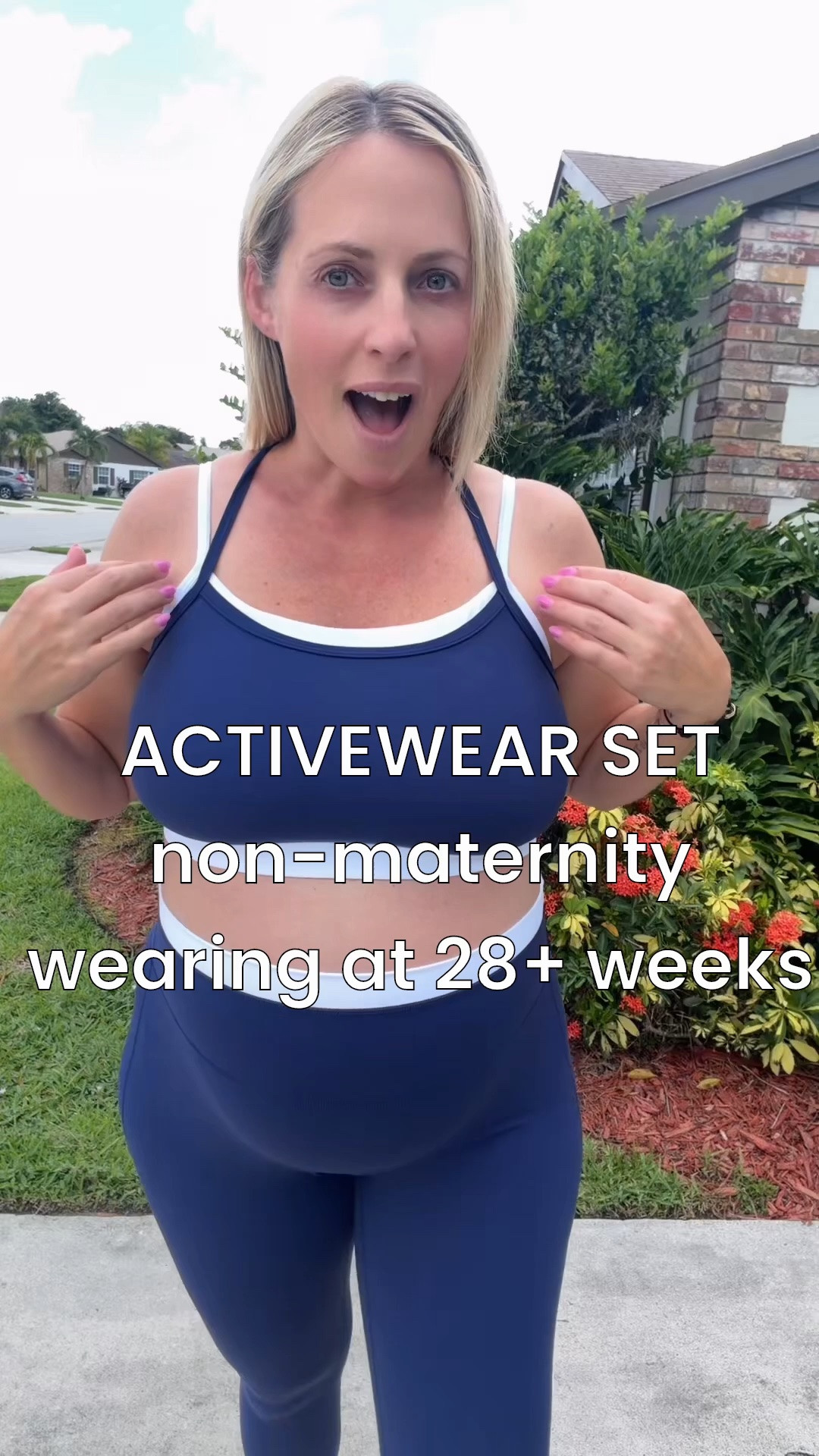 Activewear set. Wearing XL at 29 weeks pregnant

#LTKSaleAlert #LTKBump #LTKActive