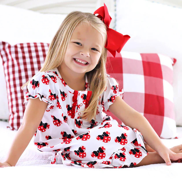 Mouse Ears Print Knit Gown | Classic Whimsy